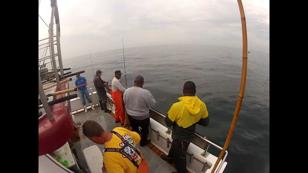 Sea bass and a SMILE 9/27/12 Cock Robin Deep Sea Fishing Point