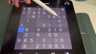 ASMR iPad tapping soft whispers - playing sudoku screenshot 4