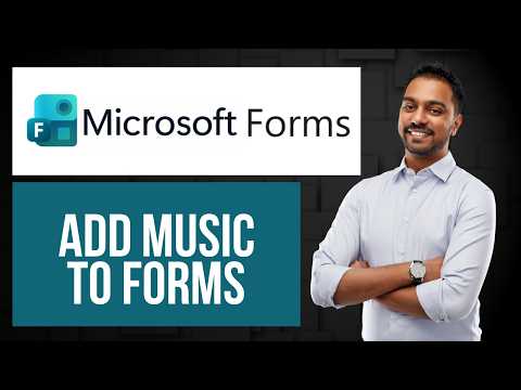 How to Add Background Music to Form in Microsoft Forms | Insert Audio in Form
