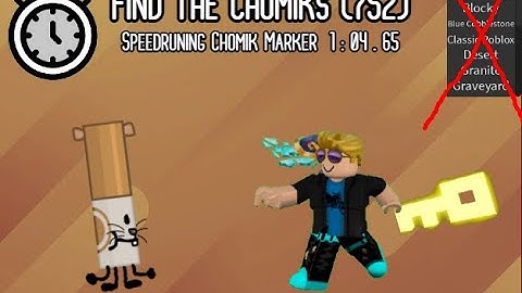 Find The CHOMIKS | Chomik Marker Speedrun - 1:04.65