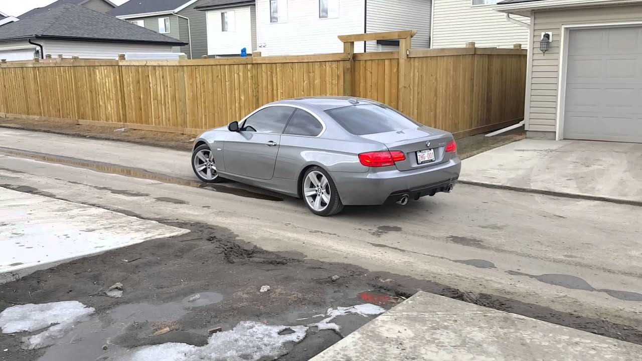 2011 Bmw 335i N55 Muffler Delete Warm Youtube