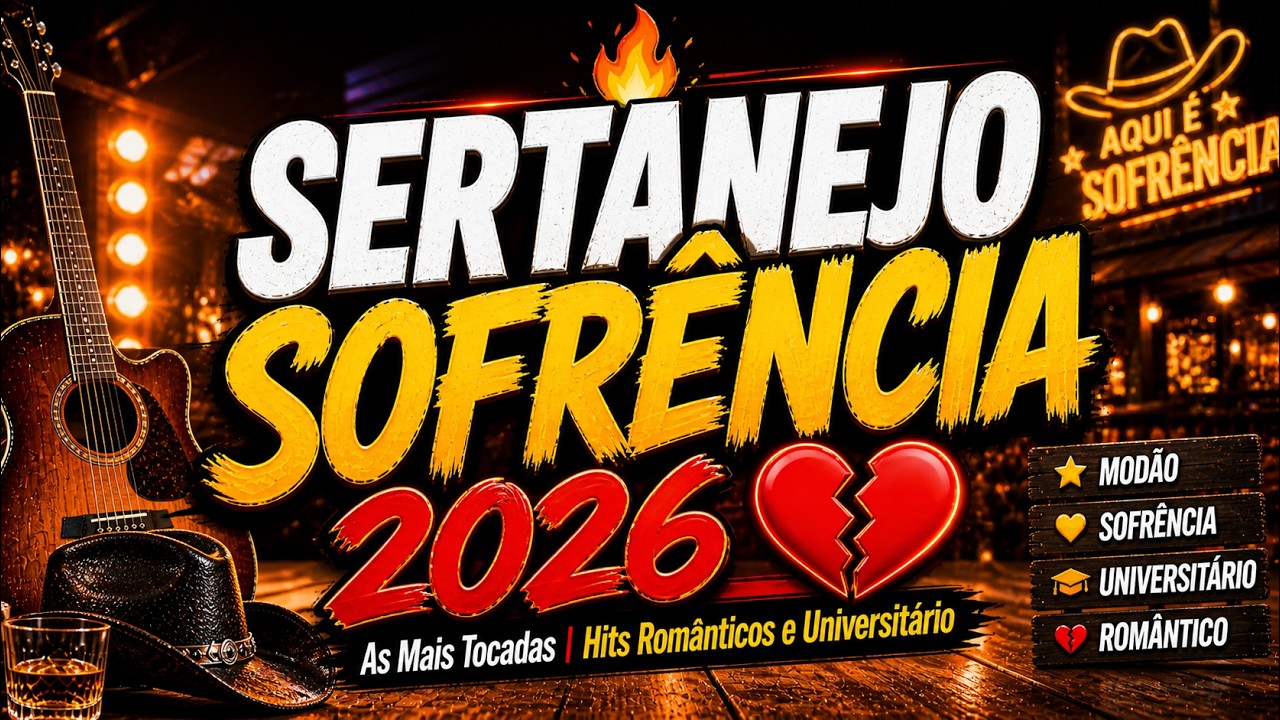 🔥 SERTANEJO SOFRÊNCIA 2026 💔 As Mais Tocadas | Hits Românticos e ...