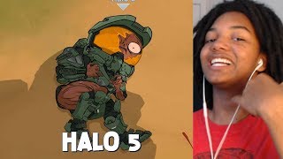 HALO 5 | Flashgitz Halo Party | REACTION