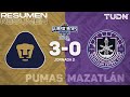 Resumen y goles | Pumas 3-0 Mazatlán FC | Torneo Guard1anes 2021 BBVA MX - J2 | TUDN