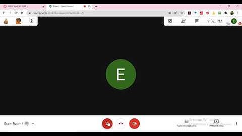 Exam Invigilation using Google Meet
