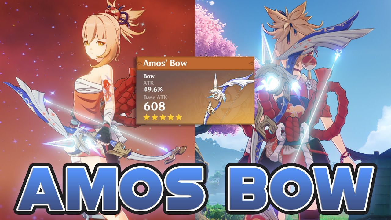 Yoimiya Amos Bow: Showcase Damage! | Genshin Impact