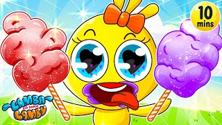 Cotton Candy Machine Song 🗝️ | Funny Kids Songs And Nursery Rhymes by Lamba Lamby