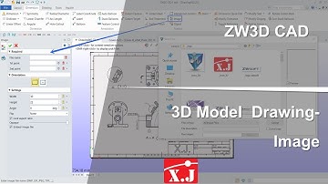 ZW3D คู่มือ สอนการใช้งาน Drawing - Dimension - Image
