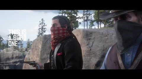 Favored sons cliff jumping scene but it’s RDR1 - [ #rdr2 #memes]