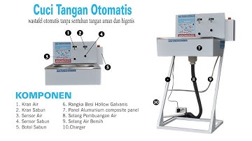 ALAT CUCI TANGAN OTOMATIS TANPA SENTUH