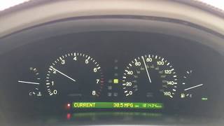 LS400 fuel economy 30MPG (1998-2000)