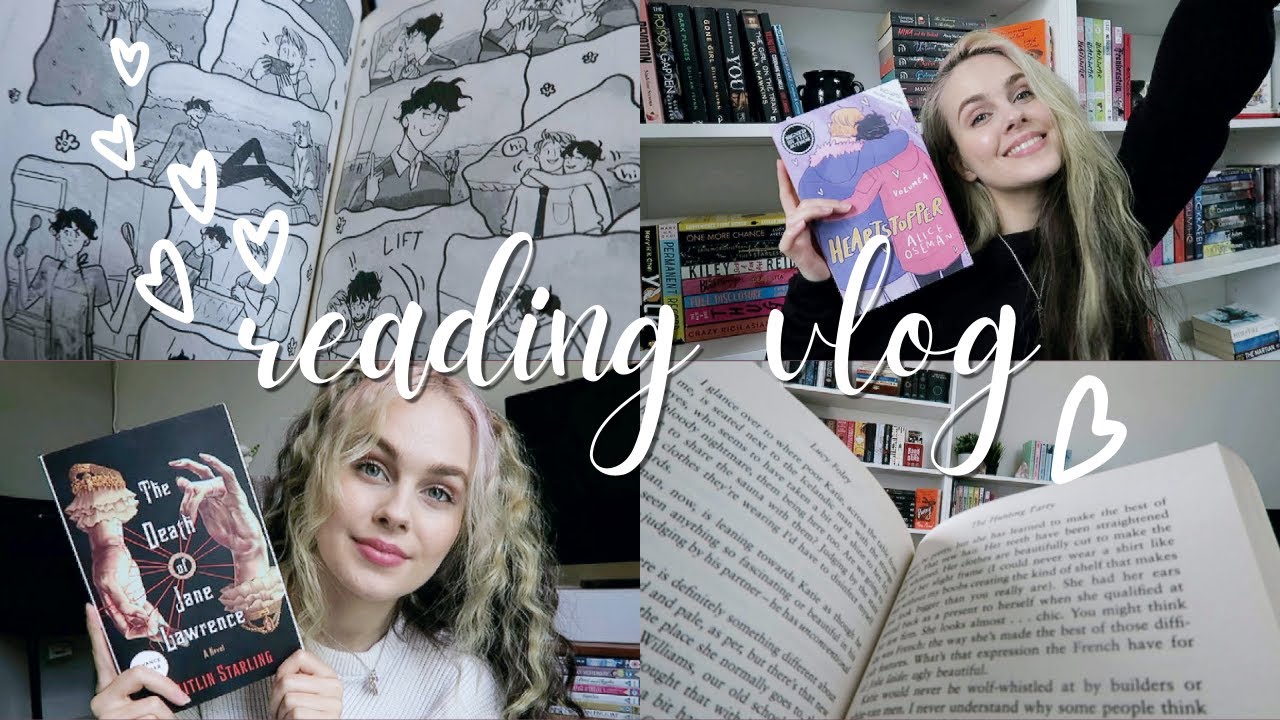 getting cosy reading heartstopper and thrillers & ARC unboxing | weekly reading vlog
