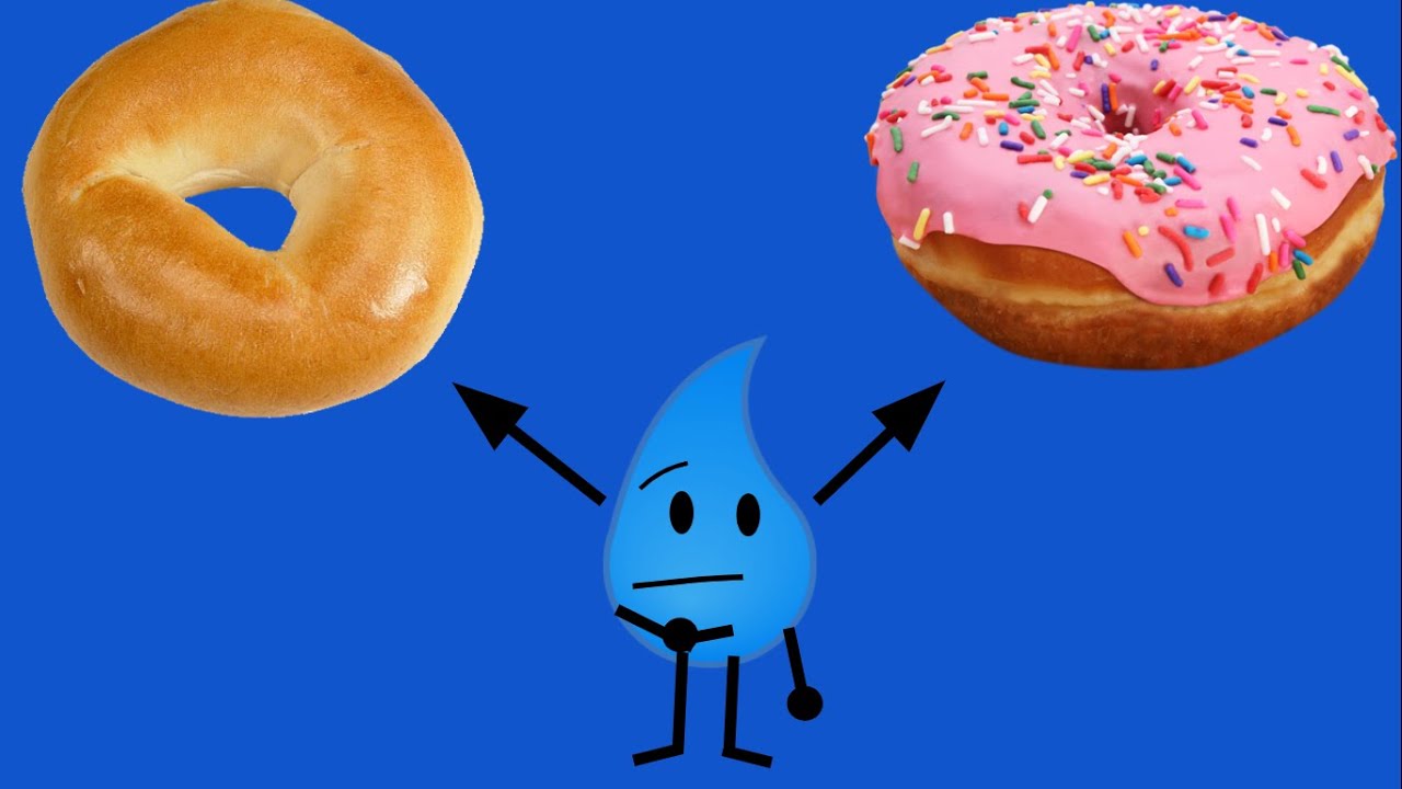 Bagel VS Donut Portrayed in BFDI YouTube