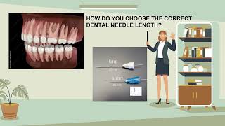 DENTAL NURSING; HOW TO SELECT DENTAL NEEDLE LENGTH DEPENDING ON THE TOOTH.
