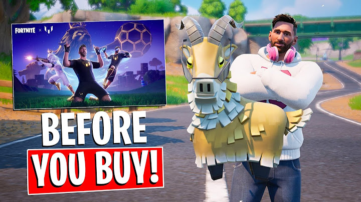 LIONEL MESSI x Fortnite! Best ICON Skin ever?!