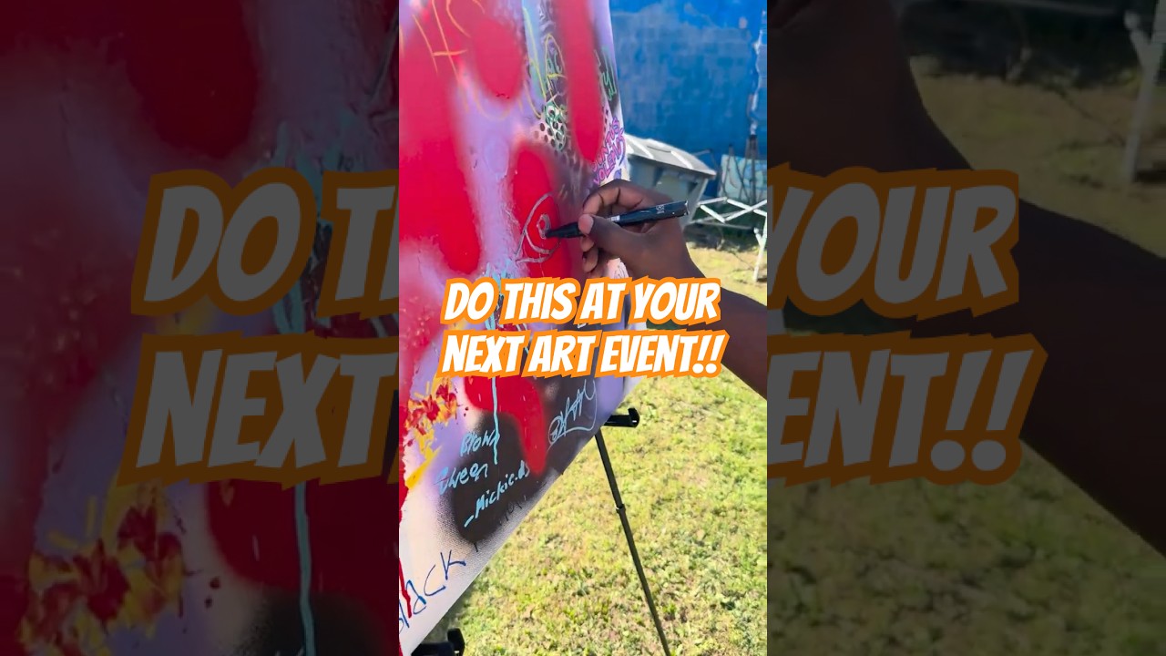 Do this at your next art event