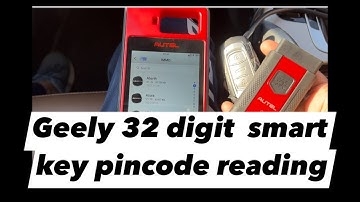 Autel KM100 Guide: Easily Read Geely Smart Key