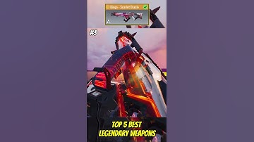 Top 5 best Legendary weapons in CODM