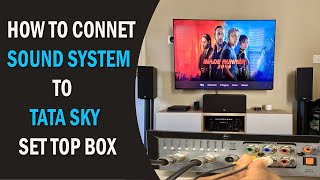 Connect Speakers to Tata Sky | Connect Home Theater to Tata Sky HD | Connect Speakers to Set Top Box
