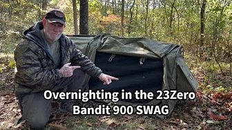 Overnight in the 23Zero Bandit 900 Swag with Dave Canterbury 