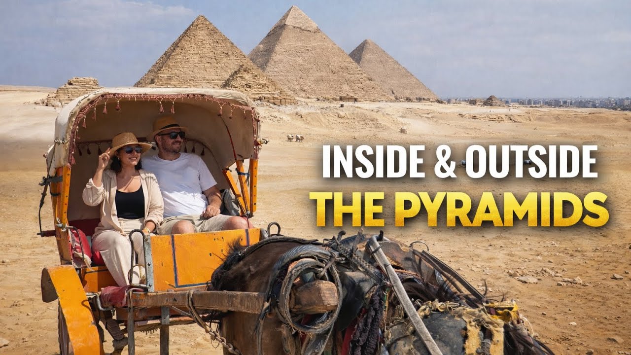 Walking Among the Great Pyramids of Giza – A Cinematic Egypt Adventure