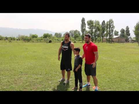 ბორჯღალოსნები და ქროშეიზ XV სტუმრად სოფელ დიცში და მასტერკლასი პატარა მორაგბეებთან