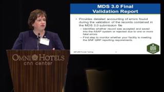 MDS 3.0 Data Submission and CASPER Reports