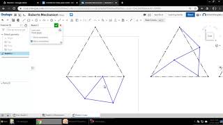 Roberts law: Explanation & Verification using OnShape CloudCAD.