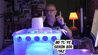 DÜNYANIN EN UCUZ KLİMASI SADECE 80 TL |KENDİ KLİMA'NI KENDİN YAP