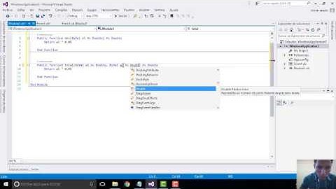 Funciones y procedimientos utilizando Modulos en Vb