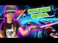 JOGAMOS REALIDADE VIRTUAL NO PLAYSTATION 4 | Luluca