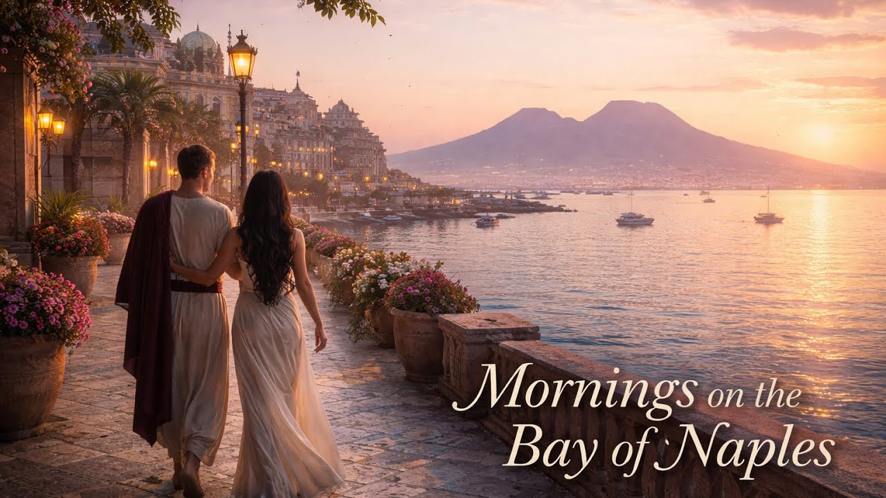 Summer Morning in Naples. Rufus & Albina’s Summer Villa. Ancient Roman Ambience by the Sea.