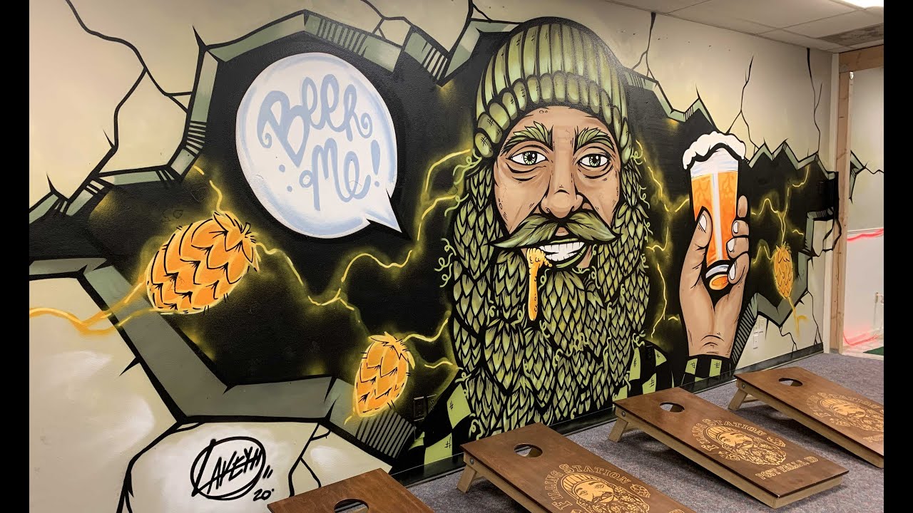 Filling Station Mural Post Falls Idaho