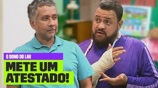 QUEBRADO! Cris foi ATROPELADO por uma bicicleta elétrica! 😳 | O Dono do Lar | Multishow