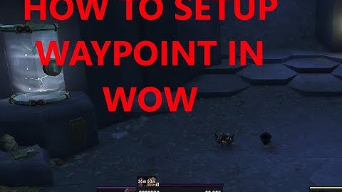 How to set up Waypoint Macro in WOW with %.