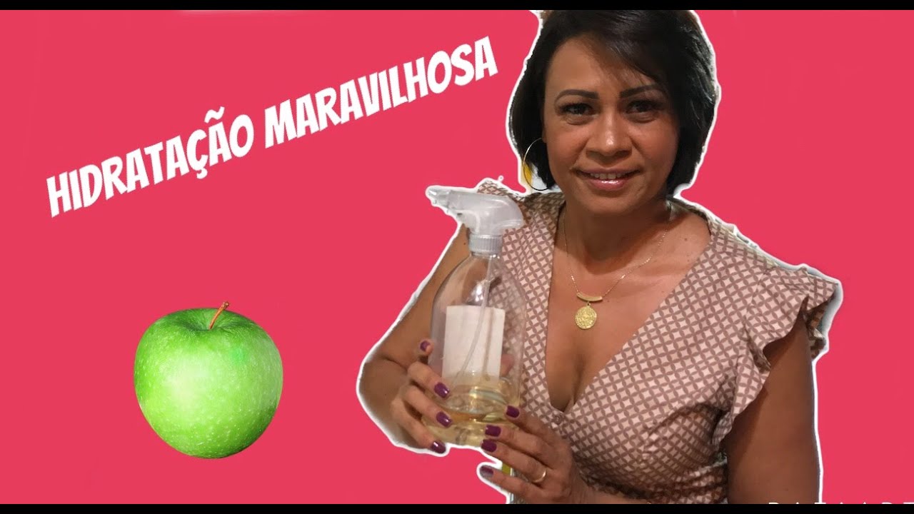 Hidratação com VINAGRE de MAÇÃ 🍏 - YouTube