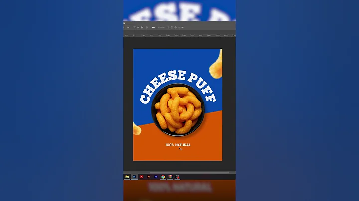 Cheese Puff Packaging Design #graphicdesign #photoshop #packagingdesign