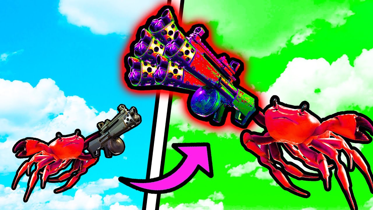 Upgrading My Auto Shotgun Into A Minigun in Crab Champions