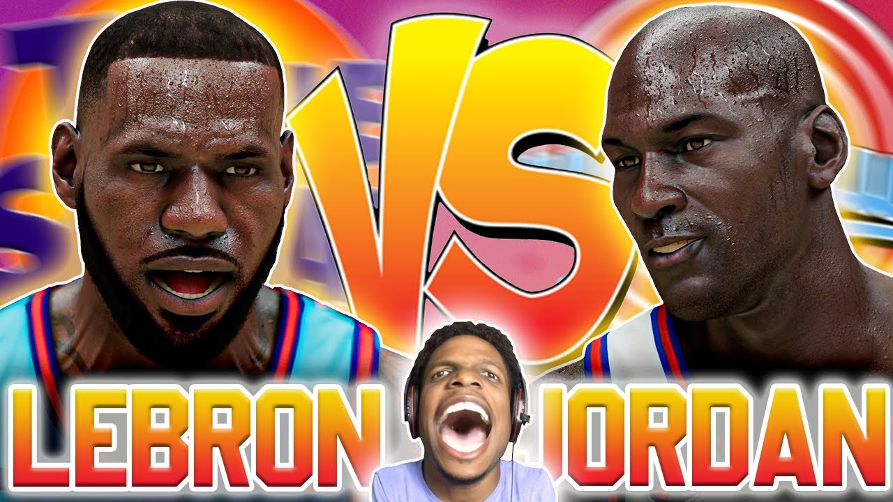 LEBRON JAMES And THE GOON SQUAD Vs MICHAEL JORDAN And THE MONSTARS Lebron james and the goon squad vs michael jordan and the monstars