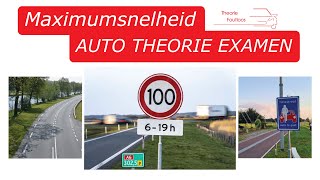 Alle maximumsnelheden die je MOET weten! Auto theorie januari 2023