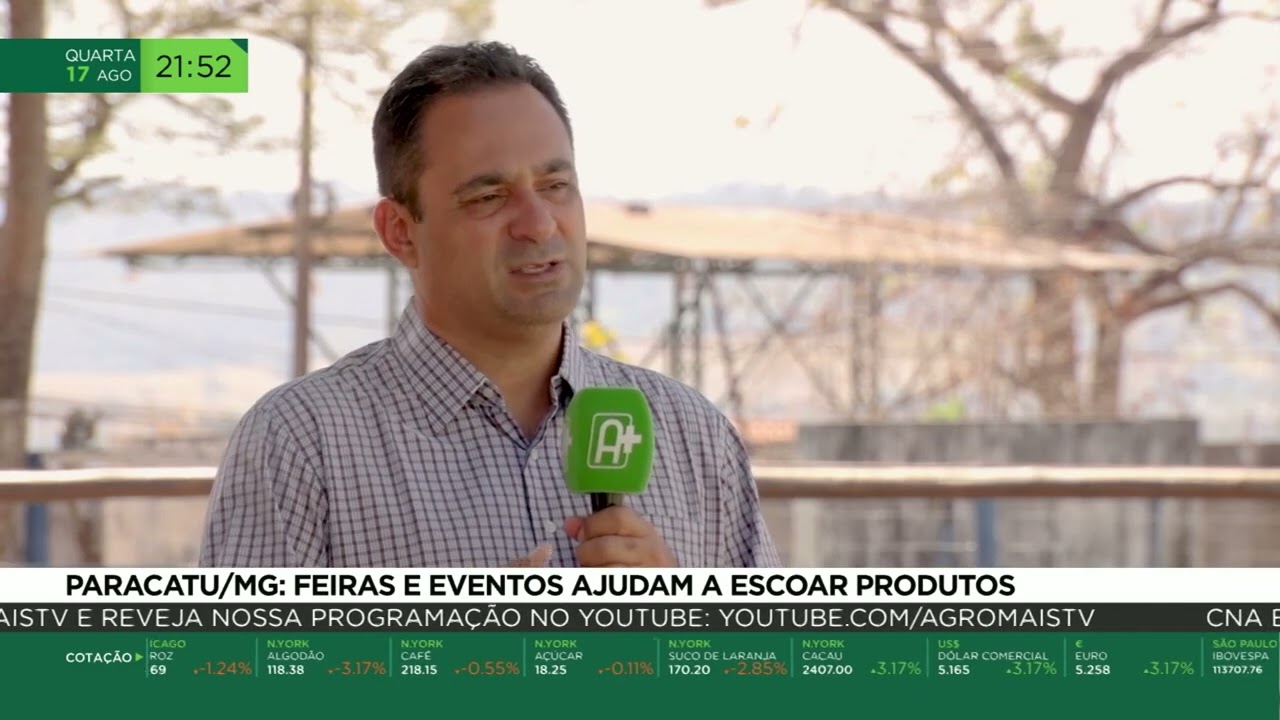 PARACATU/MG: FEIRAS E EVENTOS AJUDAM A ESCOAR PRODUTOS