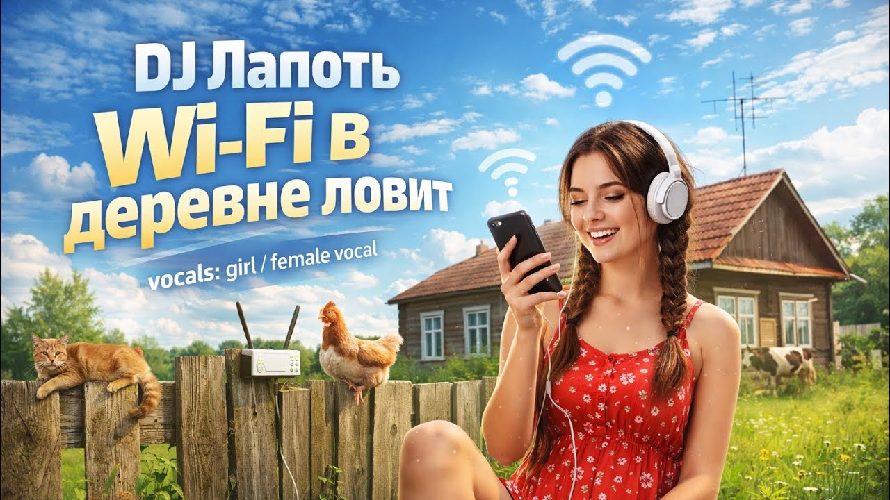 🎵 DJ Лапоть — «Wi-Fi в деревне ловит