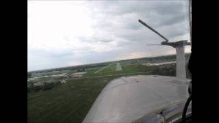 B-25 Landing - Turret View