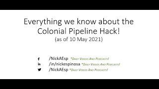 Everything we know about the Colonial Pipeline Hack So Far!