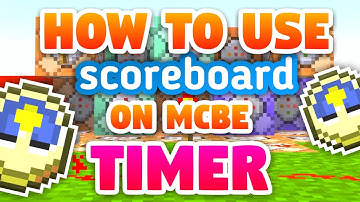 ✔Mcbe how to use scoreboard as timer