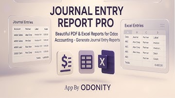 Journal Entry Report Pro – PDF & Excel Export for Odoo Accounting | Print Odoo Journal Audit Report
