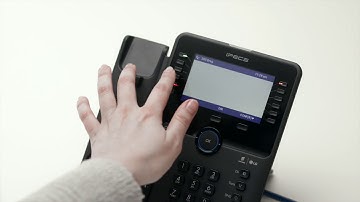 How to create the conference call on the iPECS 1000i handset