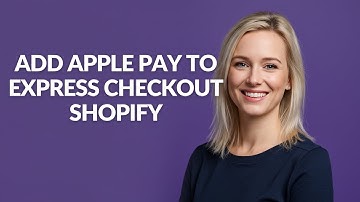 ADD APPLE PAY TO EXPRESS CHECKOUT SHOPIFY - Julia