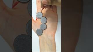 Beautiful mehndi design trick using coins #shorts #mehndi #viralvideo #youtubeshorts #viralshorts