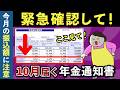 【2024年10月15日】年金額が変わる！年金振込通知書が10月に届く場合と通知書の見方を解説【老後年金】